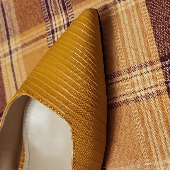 🆕️Theory Block heel Sling back shoes,lizard print,made in Italy - Picture 11 of 12